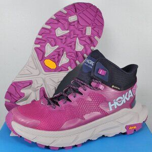 Hoka One One Trail Code GTX Gore-Tex Boots Womens 6.5 Beautyberry